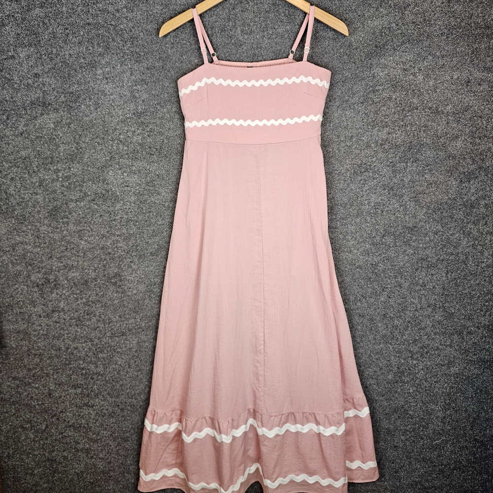 🌸 Pretty in Pink Garden Party Maxi Dress | Adjustable Straps | Boho Flowy